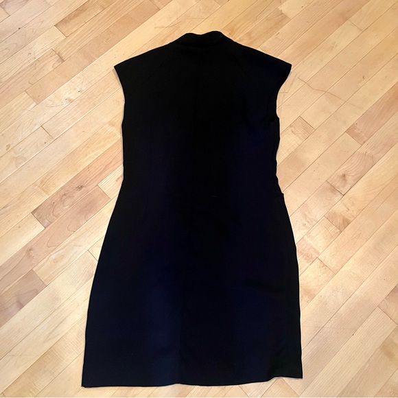 FRNCH Fitted Black Zipper Dress Size Medium - Picture 3 of 5